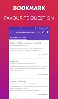 JEE Mains PYQ Questions android App screenshot 1